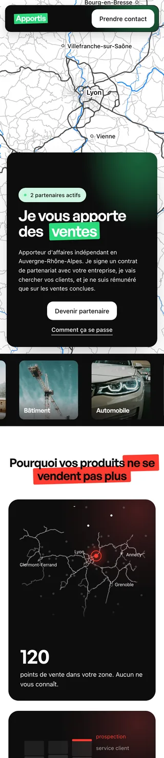Site d'Hugo Bichon – version mobile